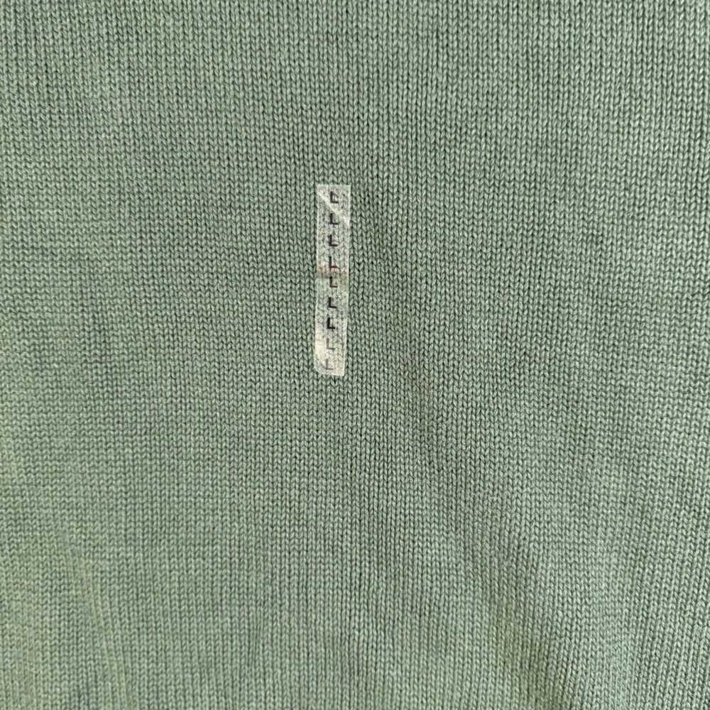 Eddie Bauer Mens‎ Large Crew Neck Long Sleeve Cotton Knit Sweater Green Casual - Picture 2 of 7